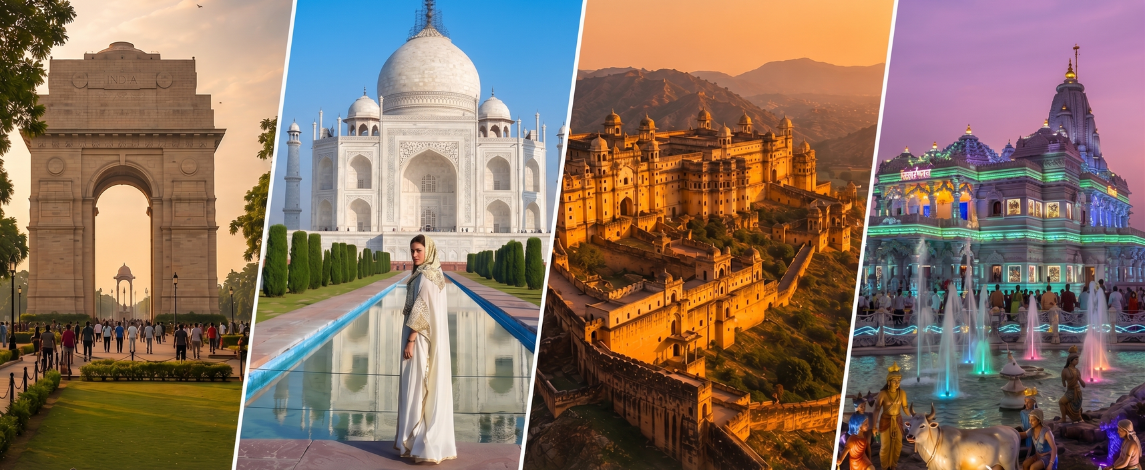 Golden Triangle Tour with Mathura and Vrindavan